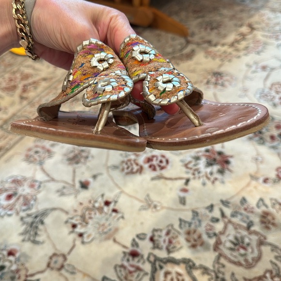 JACK ROGERS Jacks Flat Colorful Cork Women's Sandals size 8 - Picture 8 of 9